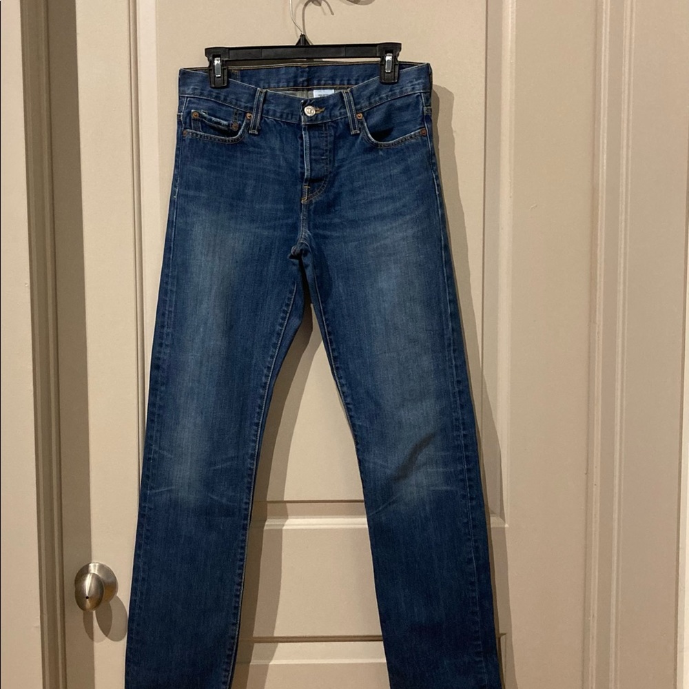 Levi's Women's Vintage Straight Leg Jeans - Dark Blue Denim perfect blue